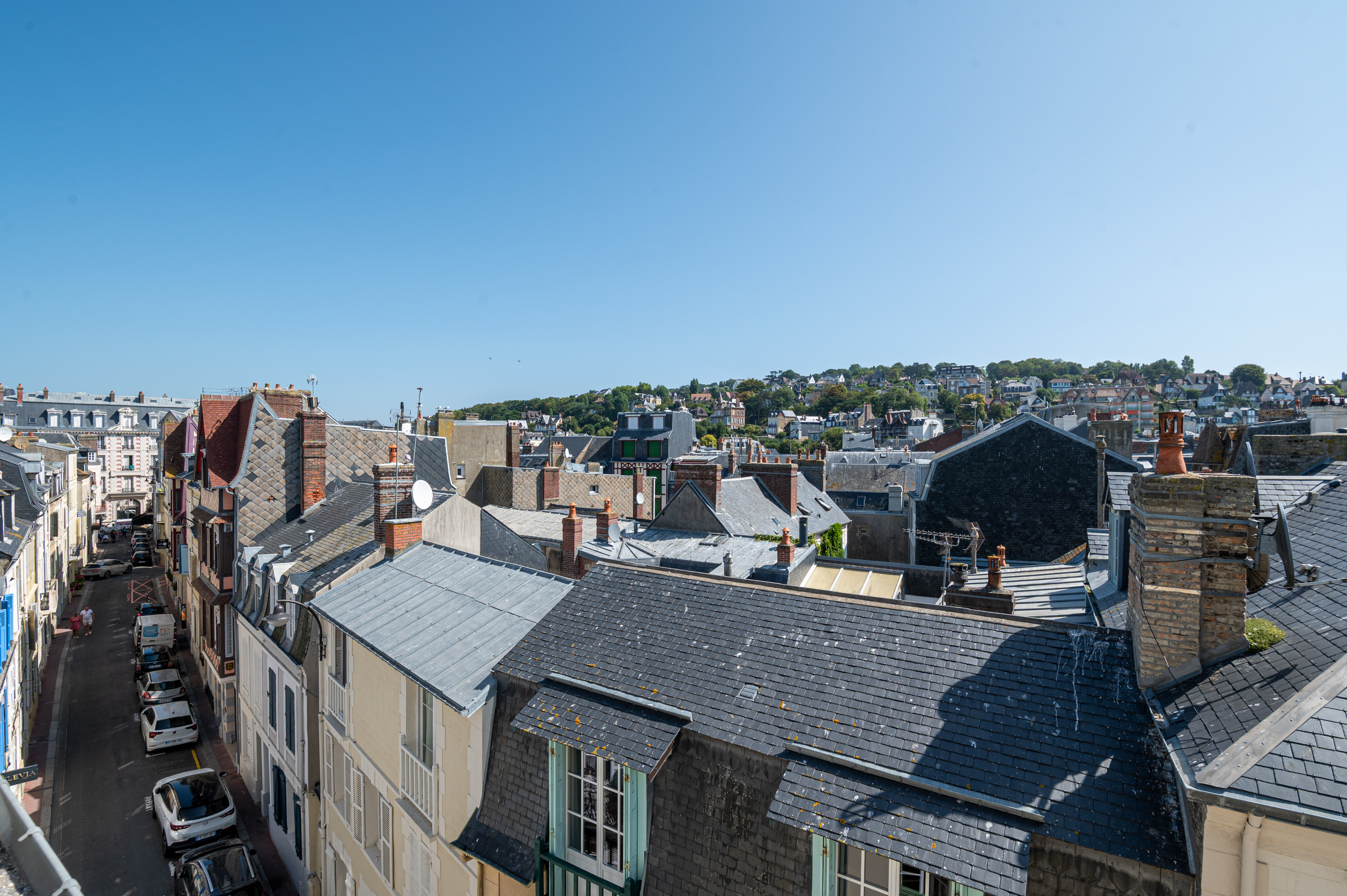 Vue sur les toits de Trouville