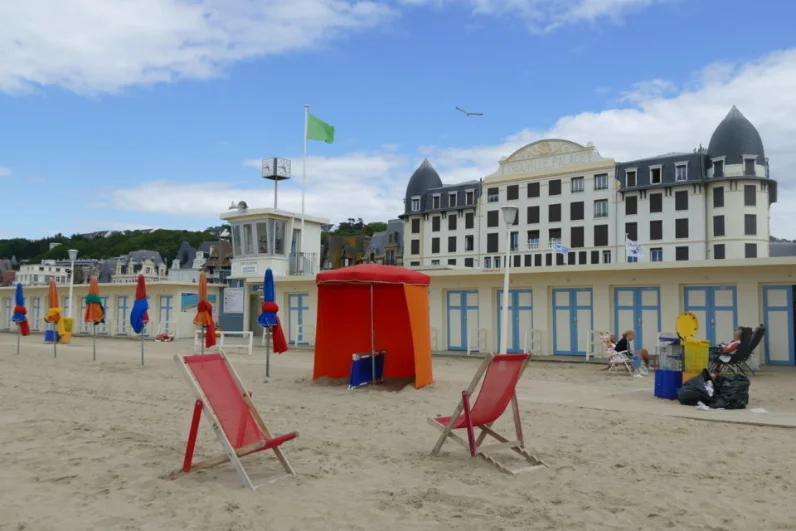 La plage et les planches de Trouville