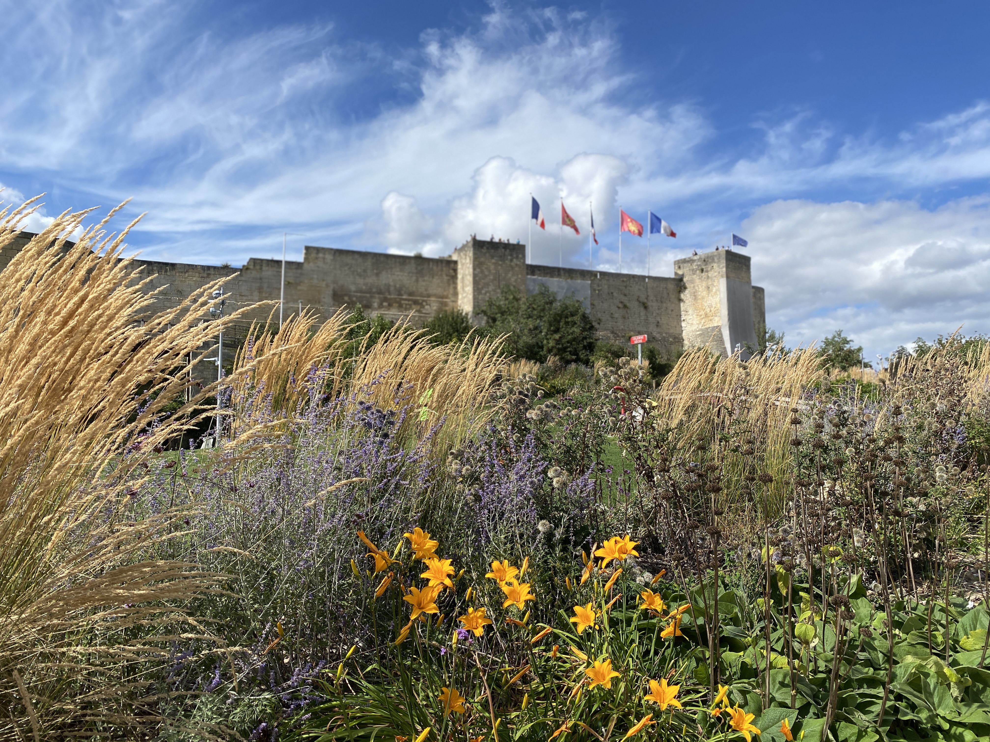 Le château de Caen et ses jardins